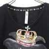Glamb Made In Japan Short Sleeve T-shirt Black Women Used