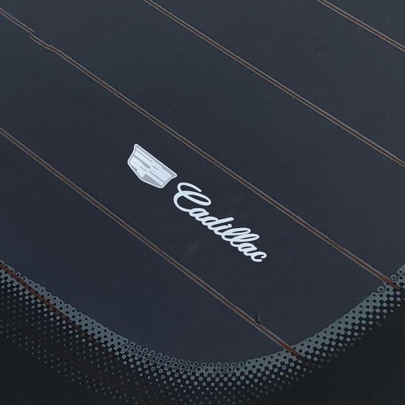 Emblema Metálico Pequeño para Coche Pegatinas para Limpiaparabrisas Pegatinas para Ventana para Cadillac ATS BLS CT4 CT5 CT6 CTS ESCALADE EXT SLR SLS XLR XT4 XT6 XTS