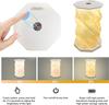 Rotating Foldable Night Light Paper Lantern Portable Atmosphere Light LED Touch Dimmer Bedhead Decoration Gift Table Book Light