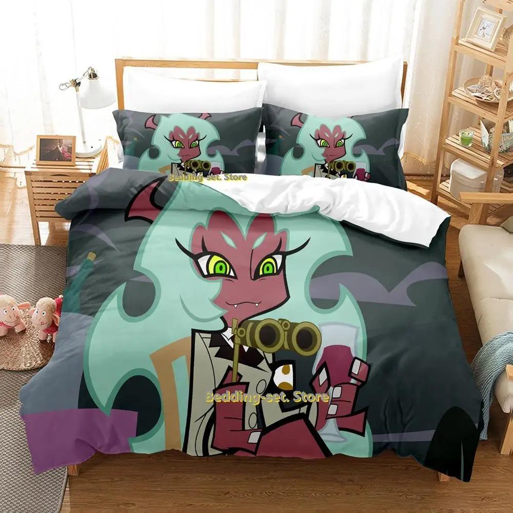 Anime Print Panty Stocking Bedding Set Single Twin Full Queen King Size Duvet Cover Bed Sheet Set for Adult Kid