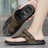 Fashion 2024 New Leather Boy Wading Shoes Male Outdoor Luxury Sandals Big Size 38-46 Summer Cool Men Sandals Casual Designer Beach Shoes