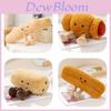 Adorável Brinquedo de Pelúcia Pão de Torrada Pequena Boneca Fofa Croissant Baguete Pretzel Enfeite Pendurado Pelúcia Curta Macia