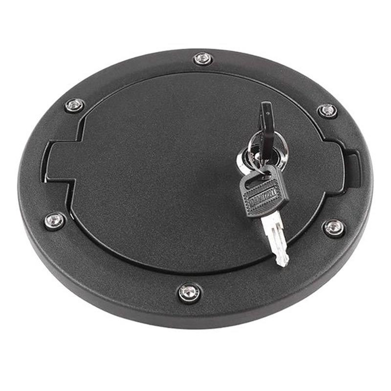 Fuel Tank Cap Lock Cover + With 2 Key Lock Szzt04145 For Jeep Wrangler 07-18 2/4Doors Auto Parts