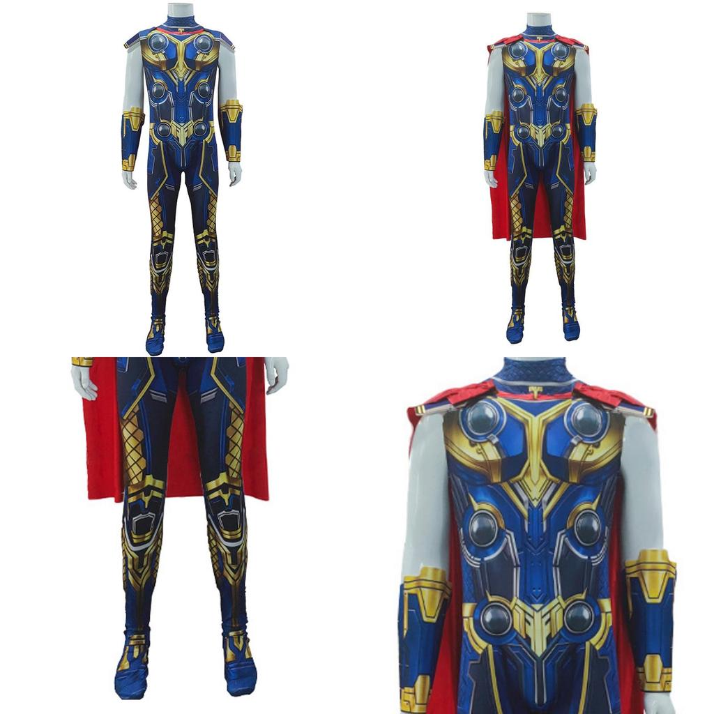 Costum Cosplay Thor Odinson Love And Thunder Pentru Copii Și Adulți Perfect Pentru Halloween Și Carnaval