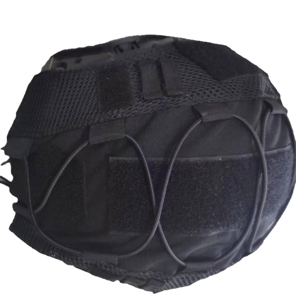 Outdoor Tactical Camouflage FAST Helmet Cover with Elastic Cord