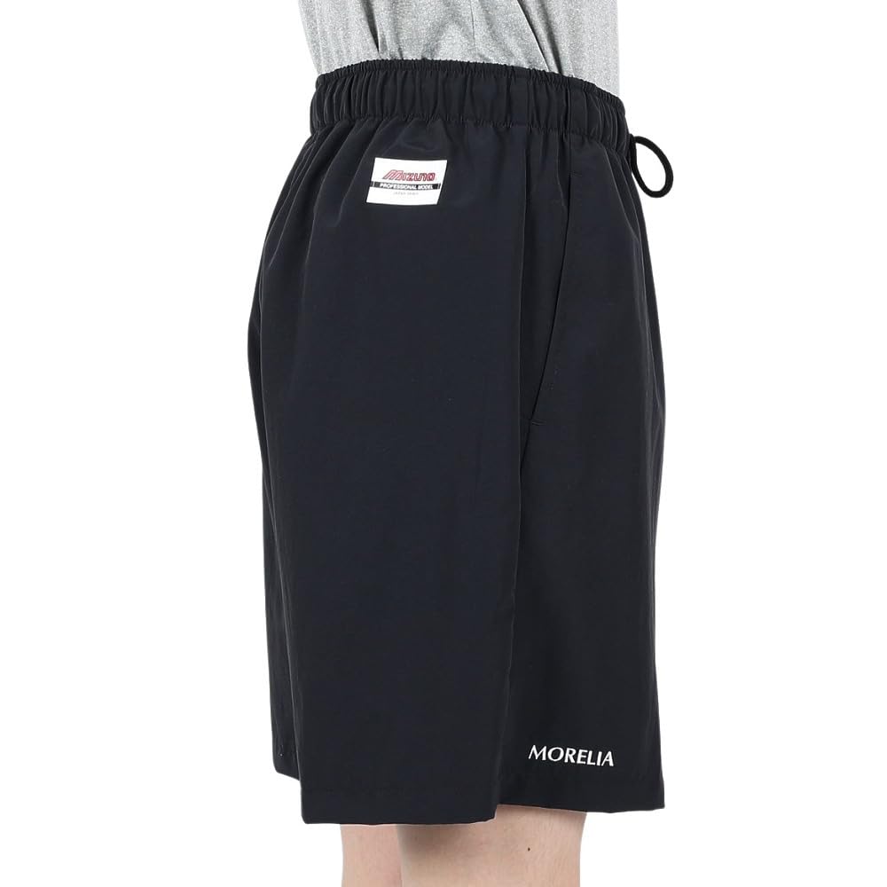 Soccer MORELIA Woven Shorts Half Pants Off the Pitch Unisex Adult Black Size S (P2MDB055)