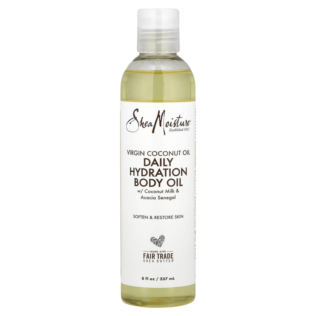 100% Virgin Coconut Oil, Daily Hydration Body Oil, 8 Fl Oz (237 Ml)