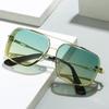 Classic Sunglasses Mens Women Vintage Pilot Square Trendy Metal Steampunk Fishing Driving Sun Glasses