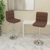 VidaXL Set of 2 Bar Stools, Pub Chair, Bistro Seat, Furniture for Dining Room Kitchen Living Room Home Interior, 334242