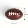 Elastischer Dekompressions-Griffball Entlüftungs-Quetschball American Football Zubehör Kaffee Rugbyball Spielzeug zur Stressbewältigung