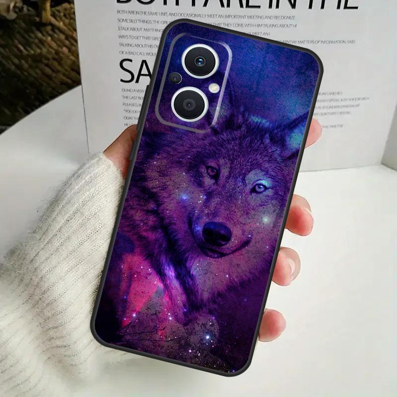 Animal Wolf Galaxy Phone Case For OPPO Reno 14F 12F 12 11 13 F 10 Pro 8T 7 8 Lite OPPO Find X9 X8 X6 X5 Pro Cover