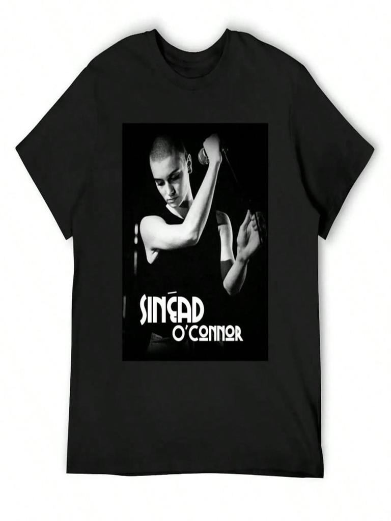 Sinead O'Connor Music T-Shirt Graphic Tee Shirt Funny Meme T-Shirts Graphic Shirts Blacks T Shirts For Men