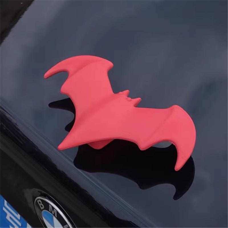 

3D Little Bat Car Sticker: Creative Scratch Cover & Decorative Ornament 19x12 cm