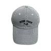 Retro Letter Love Embroidery Baseball Cap Vertical Stripe Sunshade Men'S And Women'S Niche Peaked Cap