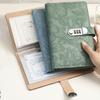 Bank Ledgers Book With Password Lock Mini Pu Leather Money Savings Book User-Resettable Password Notes Deposit Book Organiser