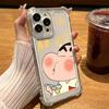 Anti-Drop Cartoon Acrylic Case for iPhone 12/13/14/16/17Pro Max and 15Pro