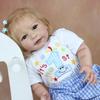 BZDOLL 55CM 3D Paint Skin Silicone Reborn Baby Doll Have Blood Vessels Lifelike 22 Inch Blonde Lisa Princess Toddler Girl Birthday Toy