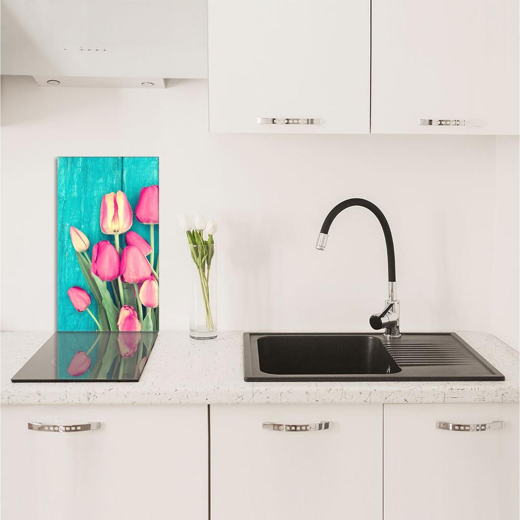 SZKLANA DESKA DO KROJENIA 30x52 Tulipany
