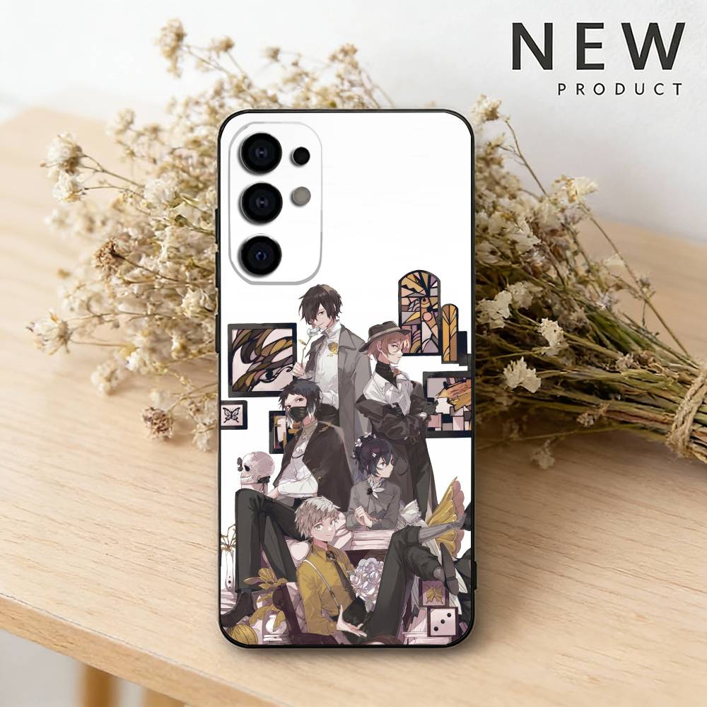 

HOT B-Bungou Stray Dogs Phone Case For Samsung S26,25,24,23,22,21,20,30,Ultra,Plus,Fe,Lite Black Shell Samsung S25ULTRA