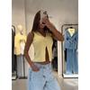 Western Style New Women Clothes Vest Summer Casual Wool Button Cardigan Sexy Vest Knitted Vest