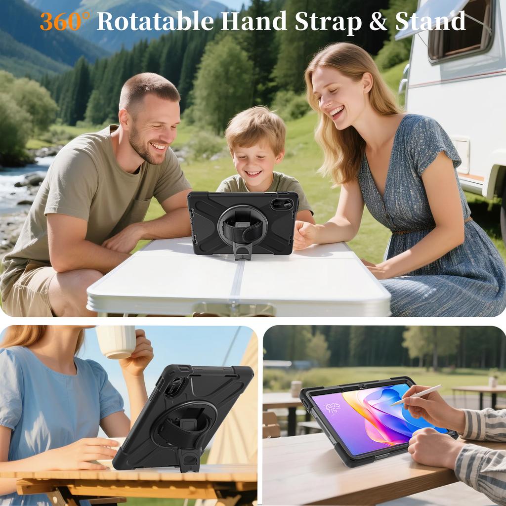 LFOIQN Heavy Duty Shockproof Case For Redmi Pad 2 11 Inch 2025 Tablet Kids Silicon Cover for Xiaomi Redmi Pad 2 Pad2 Case 11"