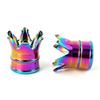 Weatherproof Aluminum Alloy Cycling Tire Valves Cap Corrosion Resistant Valves Cover Premium Finishing Impacts Resistant