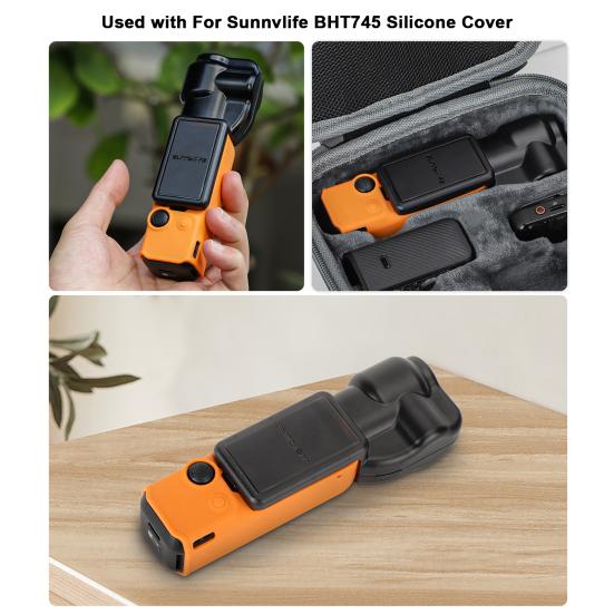 Osmo Pocket 3 Gimbal Kamera için Silikon Koruyucu Kılıf Çizilmez Darbeye Dayanıklı Tam Koruma Gimbal Koruyucu Kılıf
