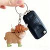 Highland Cow Keychain 3D Printed Animal Bag Pendant Cute Cow Gifts for Women Cowgirl Backpack