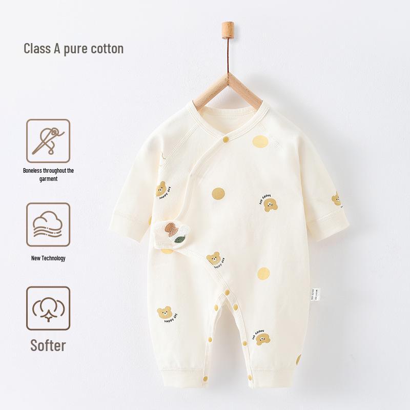 Baby-Body aus reiner Baumwolle - Mönch-Strampler für Neugeborene für alle Jahreszeiten (0-3 Monate)