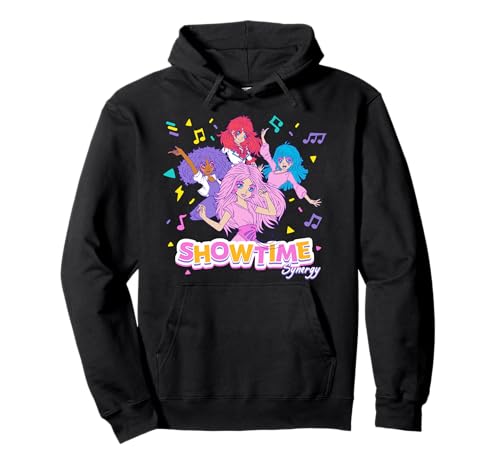 Jem And The Holograms Showtime Synergy Cute Chibi Band Hoodie