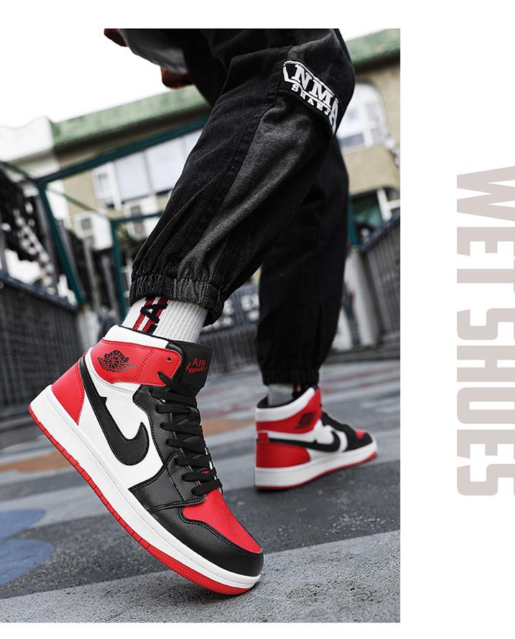 Fleece-Lined AJ Men's and Women's High-Top Sneakers, Dunk & Air Force One Sports Basketball Shoes