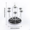 Cup Rack Stand Coffee Mug Holder Nonslip Display Drainer Draining for Drinkware Cafe Shop