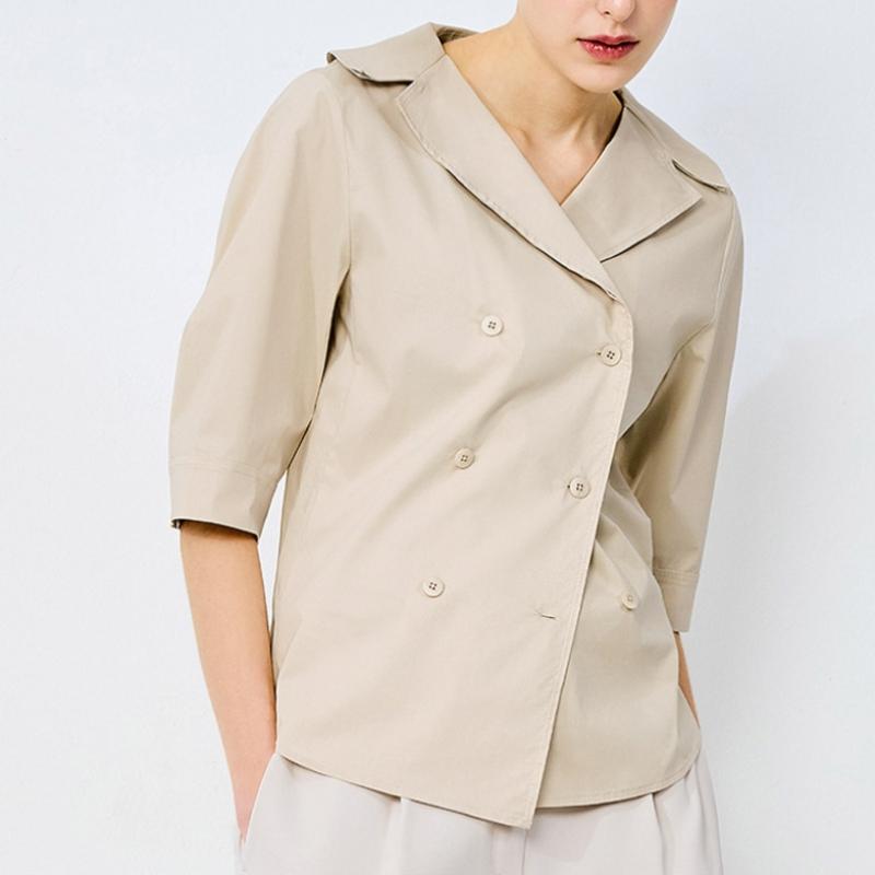  She S miSS  Wide Collar Double Shirt SwwSto22070 Lb