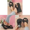 Casual Flip Flops For Women With Thick Sole And Nonslip Tpr Bottoms For Beach And Pool Use