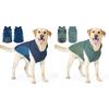 Jumpsuit Dog Pullover Warm Vest for Medium Dogs to Large Dogs for Winter Basic Jumpsuit Vest Thick Coat