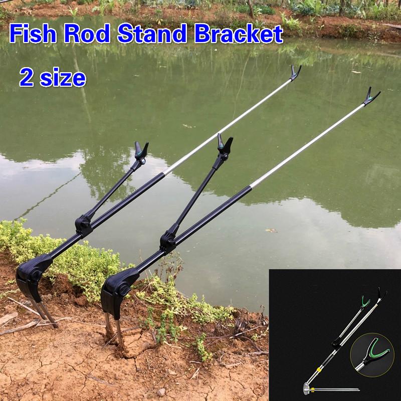 1.7//2.1M Fish Rod Stand Bracket Angle Adjustable Fishing Rods Hand Rod Holde RJQ