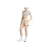 Adidas French Terry 3-Stripes Shorts Women Shorts Magic-Light-Brown IY2159