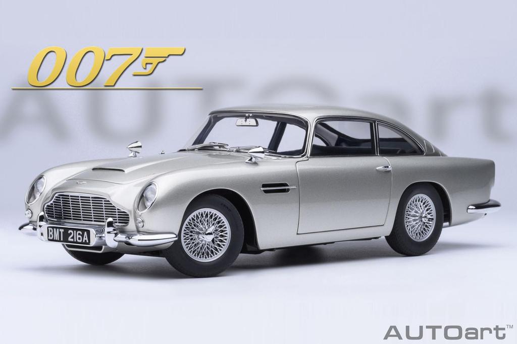 AUTOart Scale Aston Martin DB5 Bond Finished 70296 1/18 "007/Goldfinger" Car, Model,