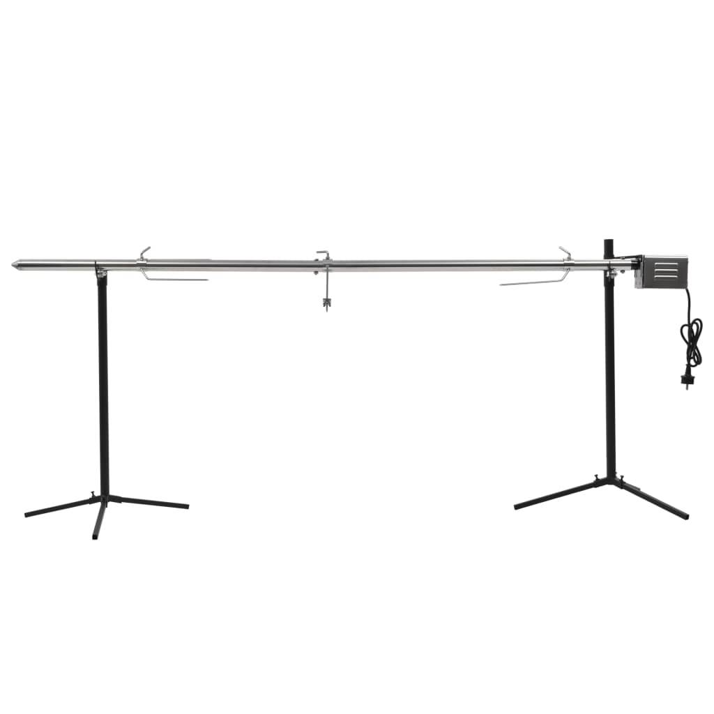 Automatický rošt s motorem Nerezová ocel 207*45*81 cm