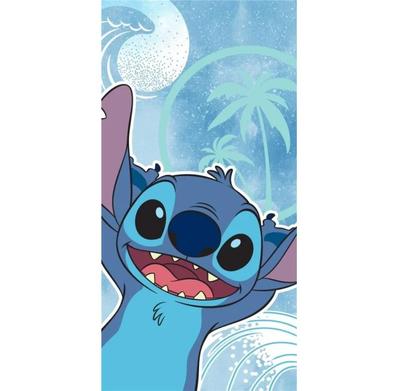 Stitch pamuklu banyo havlusu - Lilo ve Stitch banyo havlusu