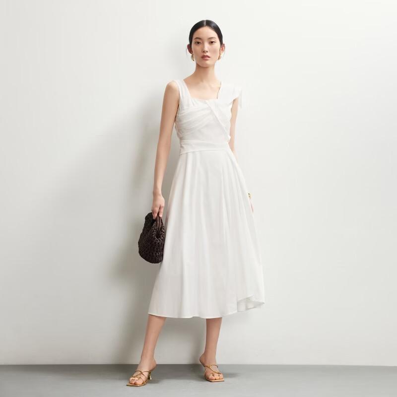 VEROMODA A-Line Twisted Knot Midi Dress