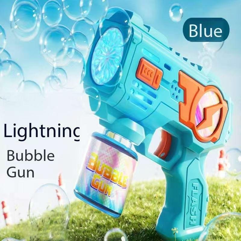 Fully Automatic Space Bubble Blowing Toy Bubble Gun Outdoor Bubble Machine for Kids Soap Bubble Summer Toys Children Gifts