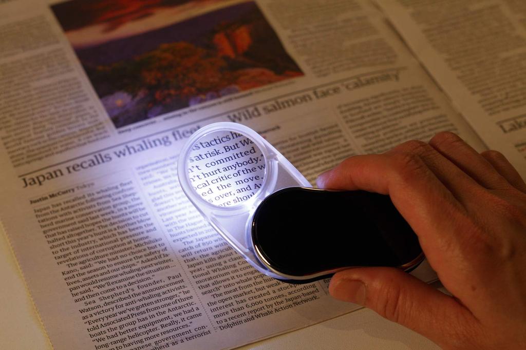 Vixen Loupe LED Pocket 35 (Piano Black) 42999-8