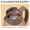 Zojirushi Thermos-Edelstahlkanne, 1,9L, Tischkanne, Weithals (Ca.. 6,5 cm), Doppelwandige Edelstahl-Vakuumflasche, Wärme- und Kälteisolierung