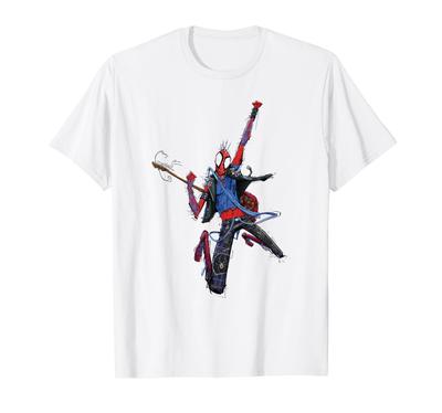 Marvel Spider-Man: Into the Spider-Verse Part 1 Punk Spidey T-Shirt