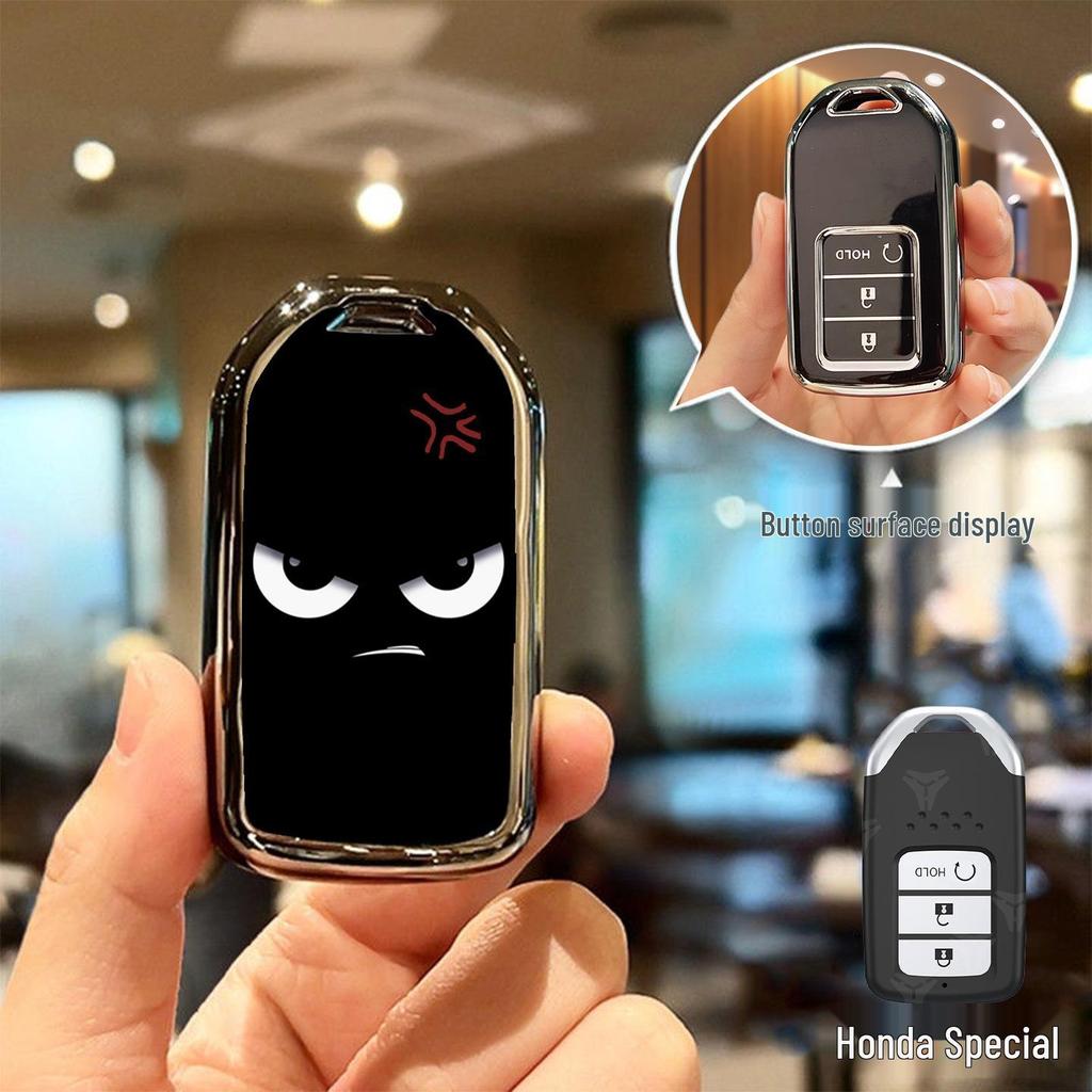 Honda Key Cover for Accord, Fit, Civic, Avancier, XR-V, Vezel, CR-V, and Breeze