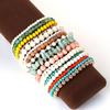 Colorful Multi-Strand Beaded Bracelet Set: Pearl & Stone Stackable Fashion Jewelry for Women