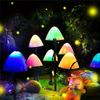 Outdoor Solar Mushroom Light String LED Lawn Light Solar Courtyard Garden Landscape Lamp Holiday Christmas Party Decoration Lamp