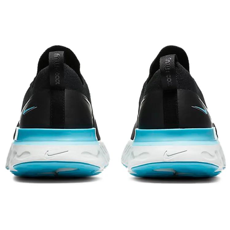 Nike React Infinity Run Flyknit 'Fast City' (Unisex) Black / Blue Fury / Pure Platinum / Photon Dust Running Shoes CT1499 001