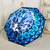 Stained Glass Fantasy Automatic Umbrella Compact & Durable 8-Rib Design Foldable Design for Women/Men Fashionable Accessory Best for Christmas